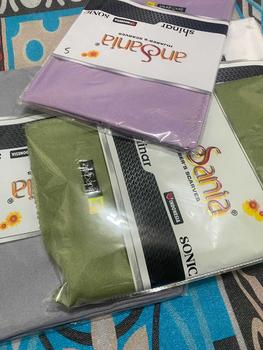 Product Review of segi empat shinar glamor 110x110 cm Jilbab from D**o 0