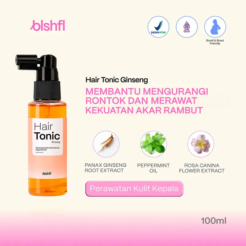 Blishful Best Deal After Shower Essential (Hair Tonic & Hair Spray) Haircare Rontok Kering 1