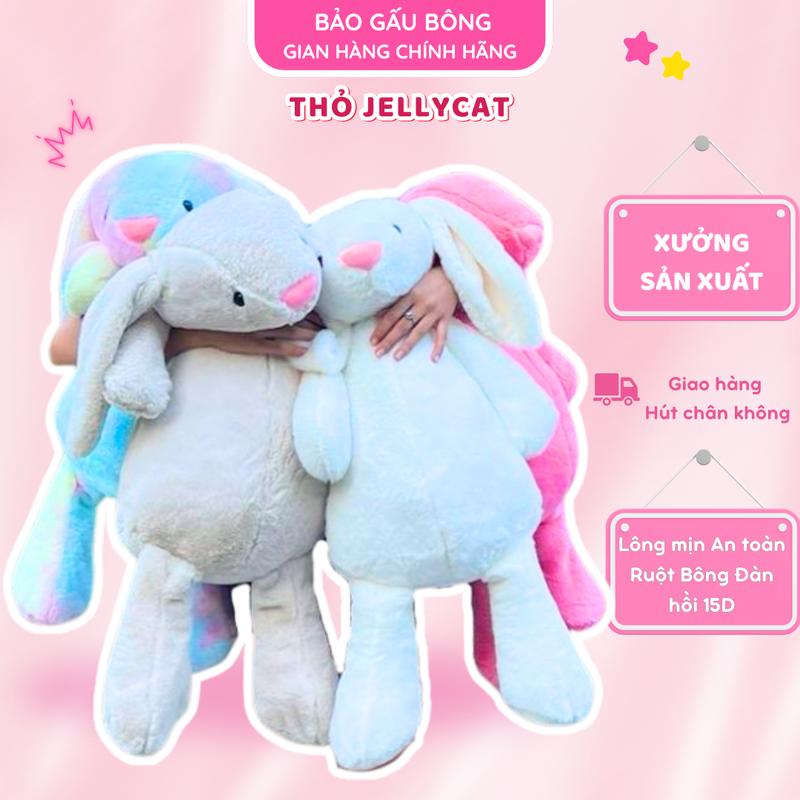  Gấu bông thỏ Jellycat TAY VÀ CHÂN KHÔNG CÓ BÔNG  Dễ thương cho bé  Gấu bông Jellycat size 40 60cm 80cm Đồ Chơi 
