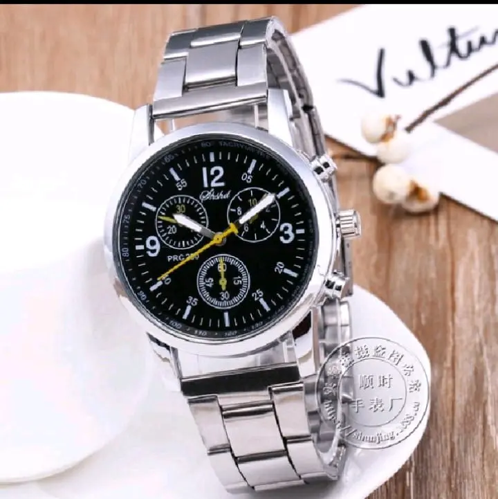 Jam tangan krepyak pria wanita, harga murah ,, warna hitam