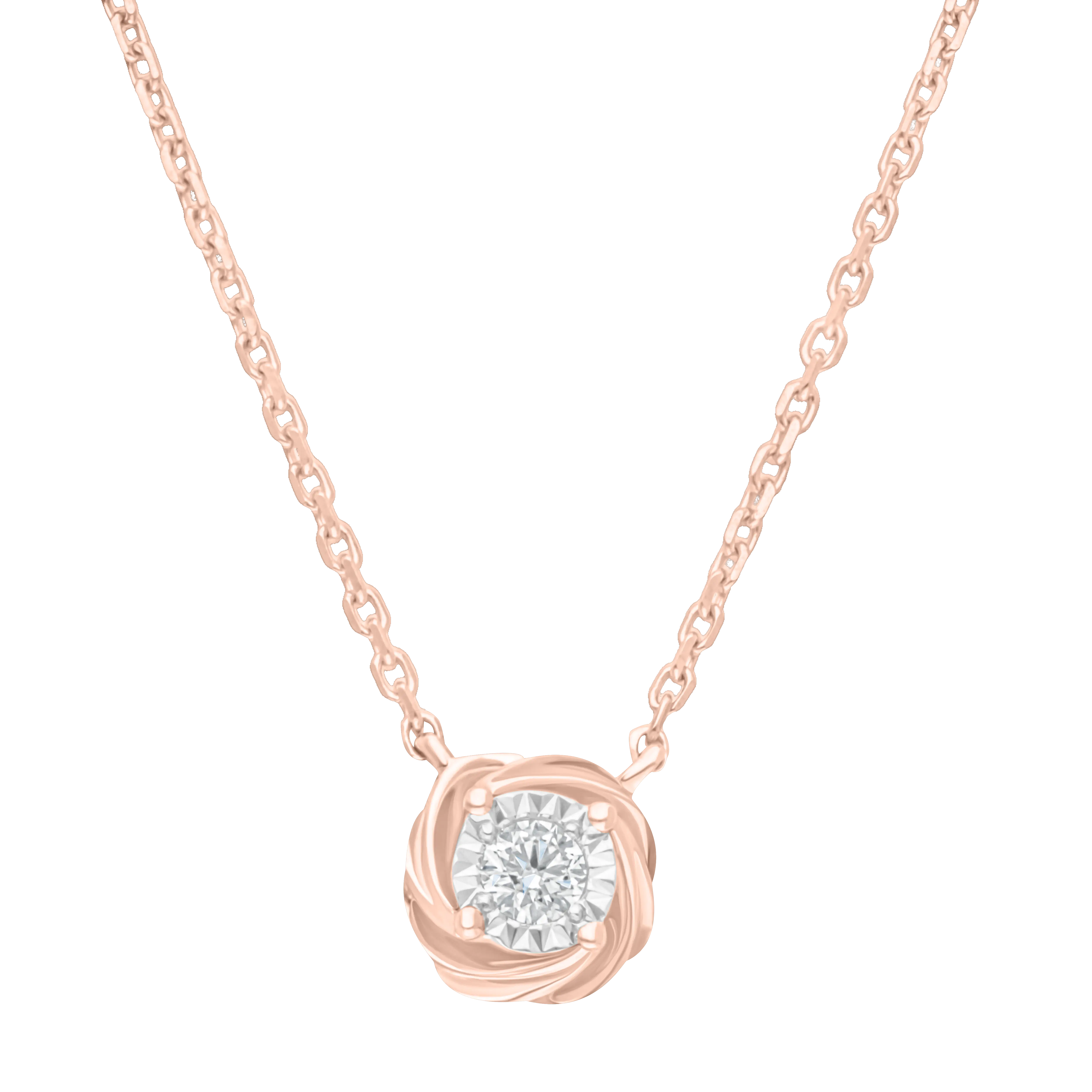 Diamond & Co - Fleur Collection Kalung Berlian DPSS0155