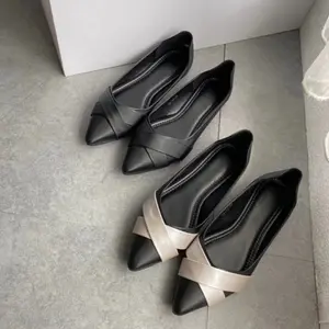 AORORA - Sepatu Flatshoes Wanita Diana Ballerina Flat Trendy Sol Karet Lentur