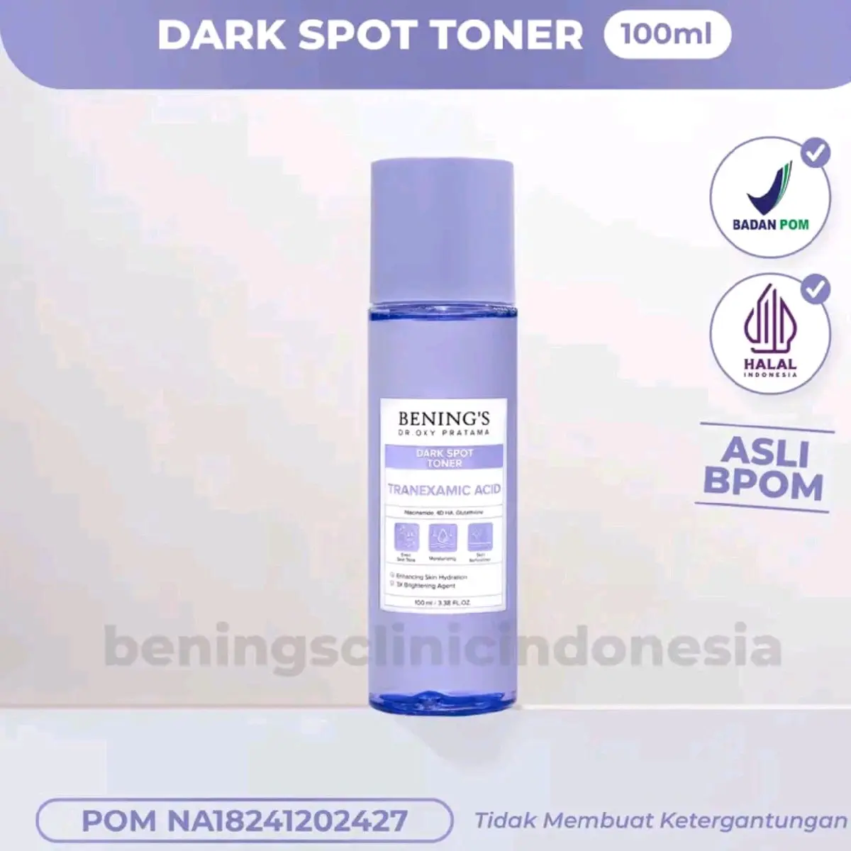BENINGS SKINCARE DARK SPOT TONER ORIGINAL