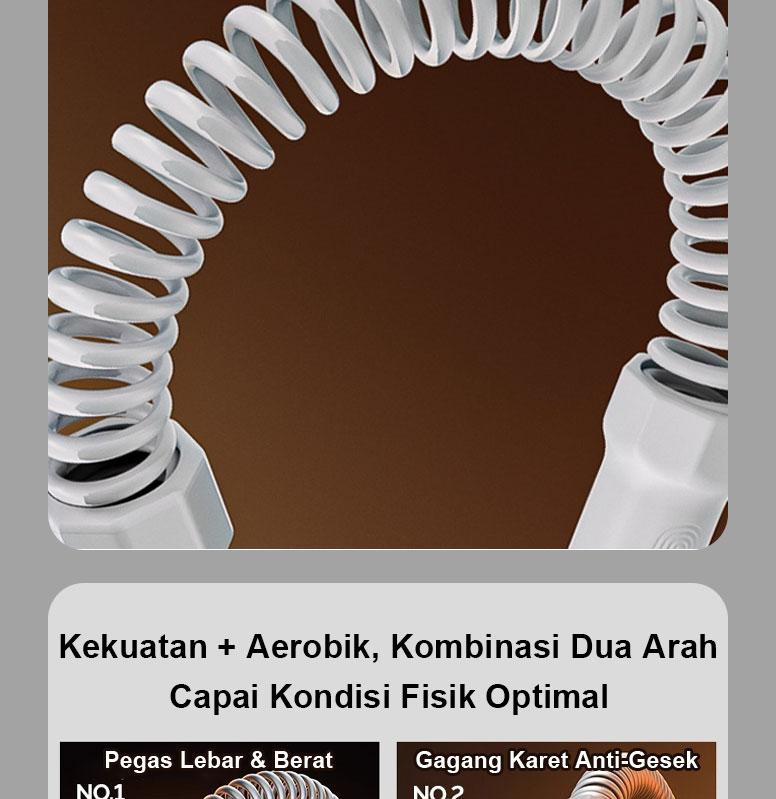 【Booming】Wireless Battle Ropes Tali Fitness Latihan Kekuatan Inti Latihan Kebugaran Jasmani Olahraga Dalam Ruangan