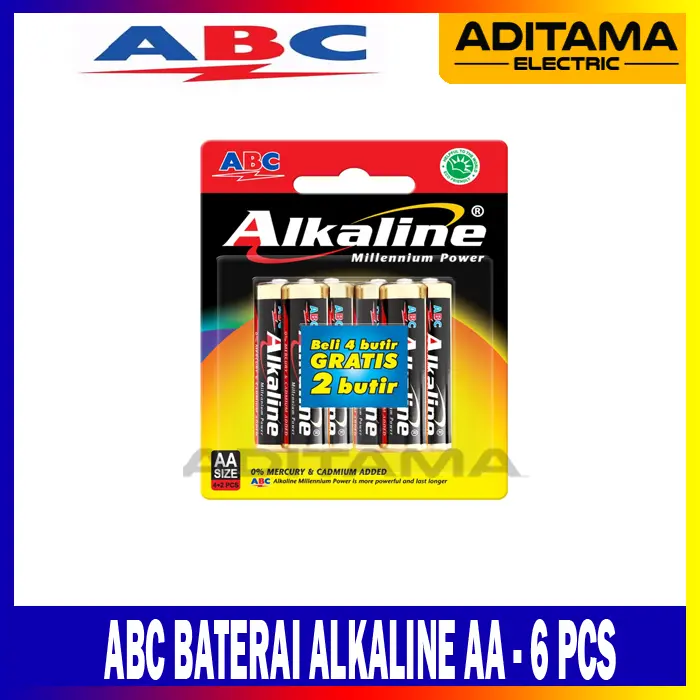 BATERAI ABC ALKALINE AA AAA A3 A2 9V PROMO