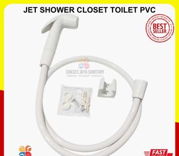 Product Review of Jet Shower Kloset Toilet Closet Cebok WC Semprotan Duduk Kamar Mandi Ringan Kamar Mandi Minimalis Plastik Pvc Selang jet  shower murah jet  shower jet  showers from d**h g**o 0