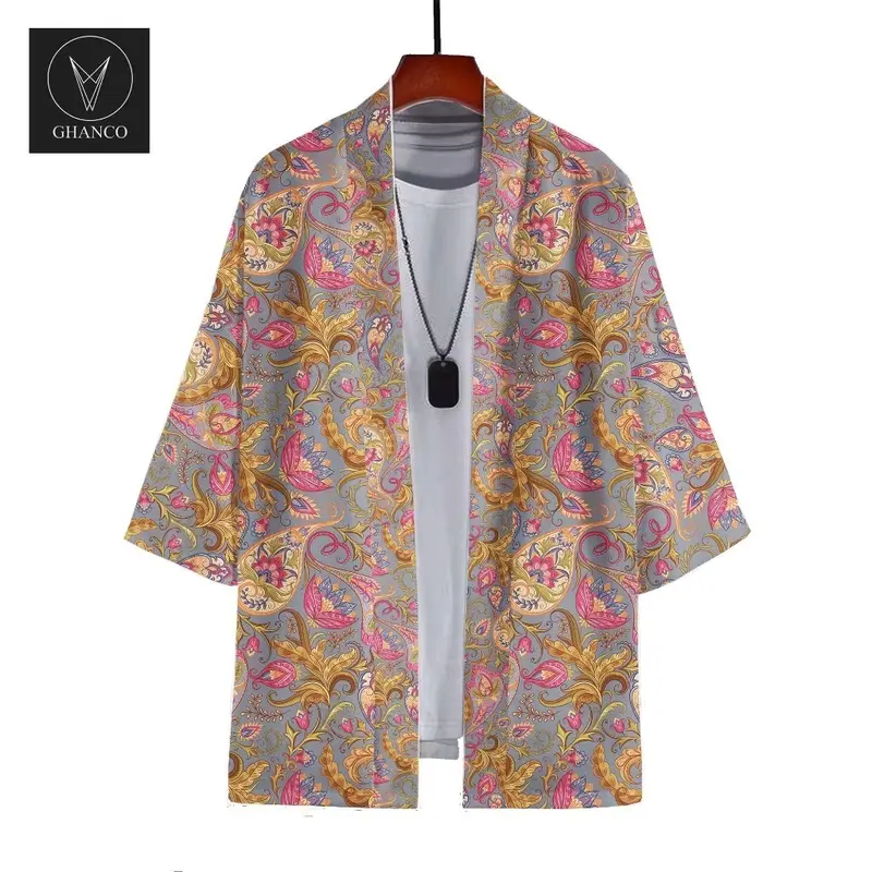 fashion pria dan wanita cardigan kimono Jepang harajuku 2