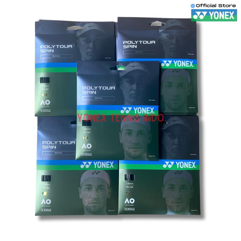 Yonex PTGS120 POLYTOUR SPIN 120 17 senar tenis - black 4