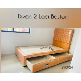 TEMPAT TIDUR DIVAN DIPAN 2 LACI BESAR BISA PILIH MOTIF DAN WARNA RANJANG ALAS KASUR SPRINGBED