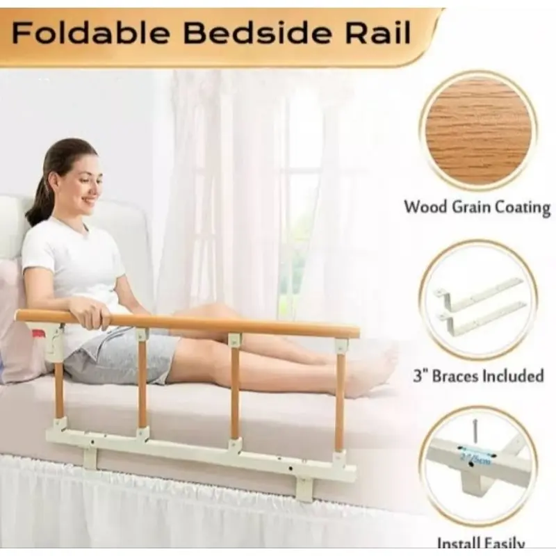 Ready Siderail Bed Pasien Medis Dapat Dilipat / Guardrail Bed 4 Stick