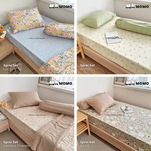 Sprei Karet Motif MOMO 3 - Ukuran 90, 100 dan 120 x 200