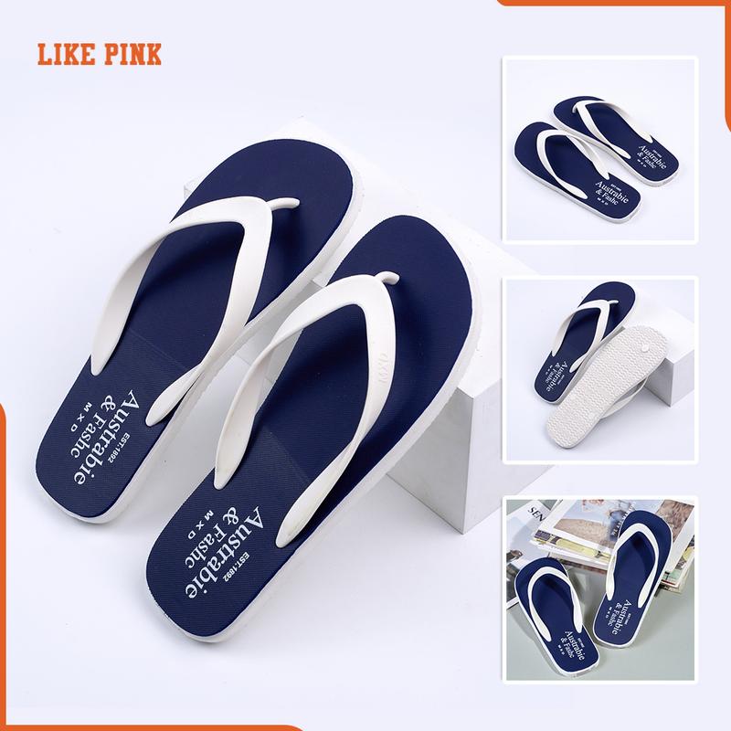 Dép Tông Nam [ LIKE PINK ] , Dáng Sỏ Ngón Đơn Giản Nhưng Tinh Tế Phù Hợp Cho Nam Màu Xanh Navy Viền Trắng. MÃ LP06