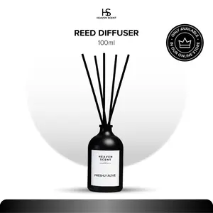 Heaven Scent SBY  - Reed Diffuser 100ml Pengharum Ruangan Aromaterapi Dekorasi Kamar