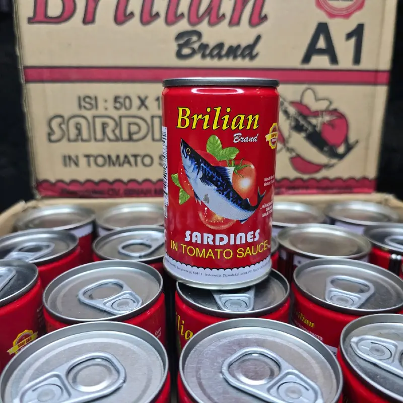 SARDEN BRILIAN UK KECIL 155 GRAM ISI 1 PCS Food Ikan 4