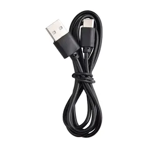 1 Kabel daya Type-C hitam.