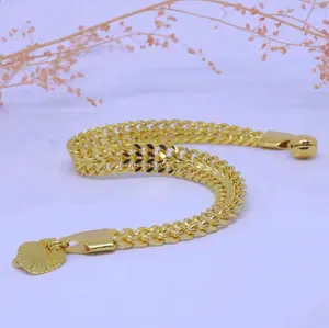 Gelang Tangan Wanita Dewasa Terbaru Motif Tikar Kualitas Premium Antikarat Antiluntur