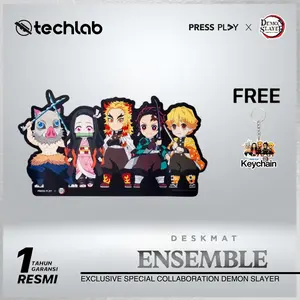[PRESS PLAY x DEMON SLAYER] CHIBI ENSEMBLE 53x30cm Keyboard Mat Deskmat Mousepad