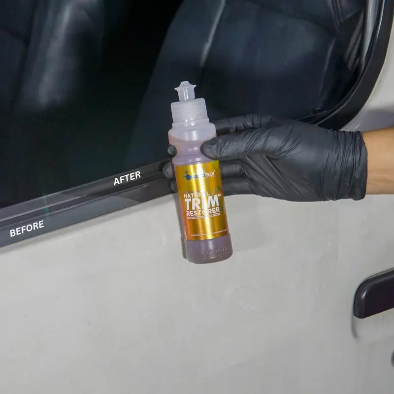 NATURAL TRIM RESTORER N3OVOLUTION - nanoTECH PROTECTION - RESTORASI BODY PLASTIK KASAR - BACK TO BLACK PERMANENT - PENGHITAM BODY PLASTIK KASAR MOTOR MOBIL - PENGHITAM DASHBOARD - TRIM COATING NANO CERAMIC Car Paint 7