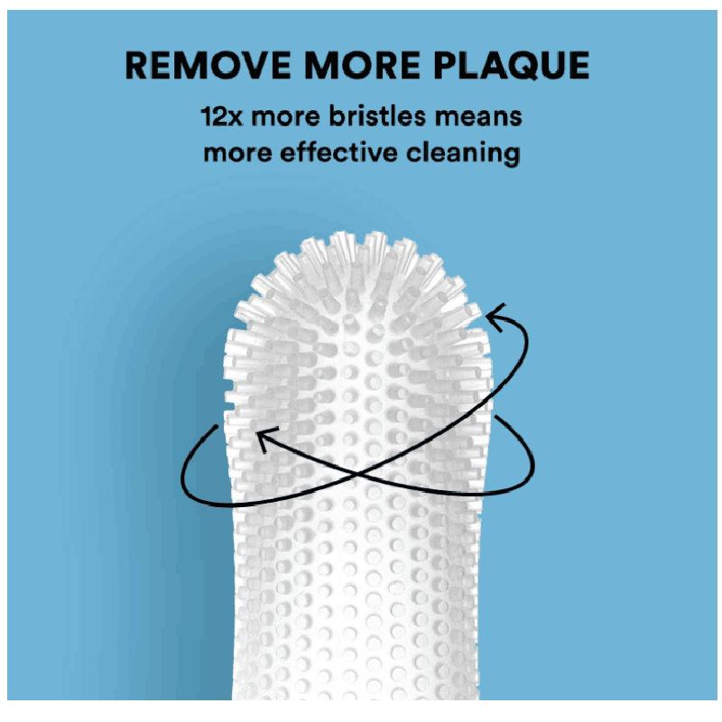 Product Introduction of Dog Super Soft Pet Finger Toothbrush Teeth Cleaning Bad Breath Care Nontoxic Silicone Tooth Brush Tool Dog Cat Cleaning Supplies 14