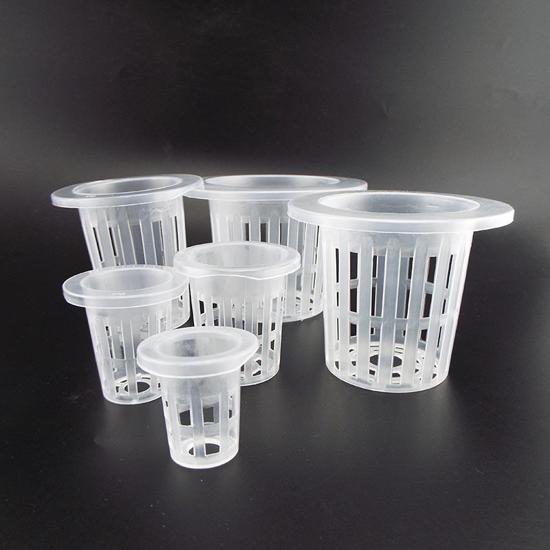 Product Introduction of 50Pcs Nursery Cup Plant Grow Pots Colonization Mesh Basket Holder Net  Planting Soilless  SG2H 40