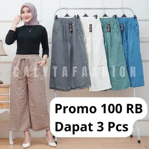 Celana Kulot Jumbo & Begy Pants – Paket Usaha Murah! 3PCS Cuma 100RB Semi jeans