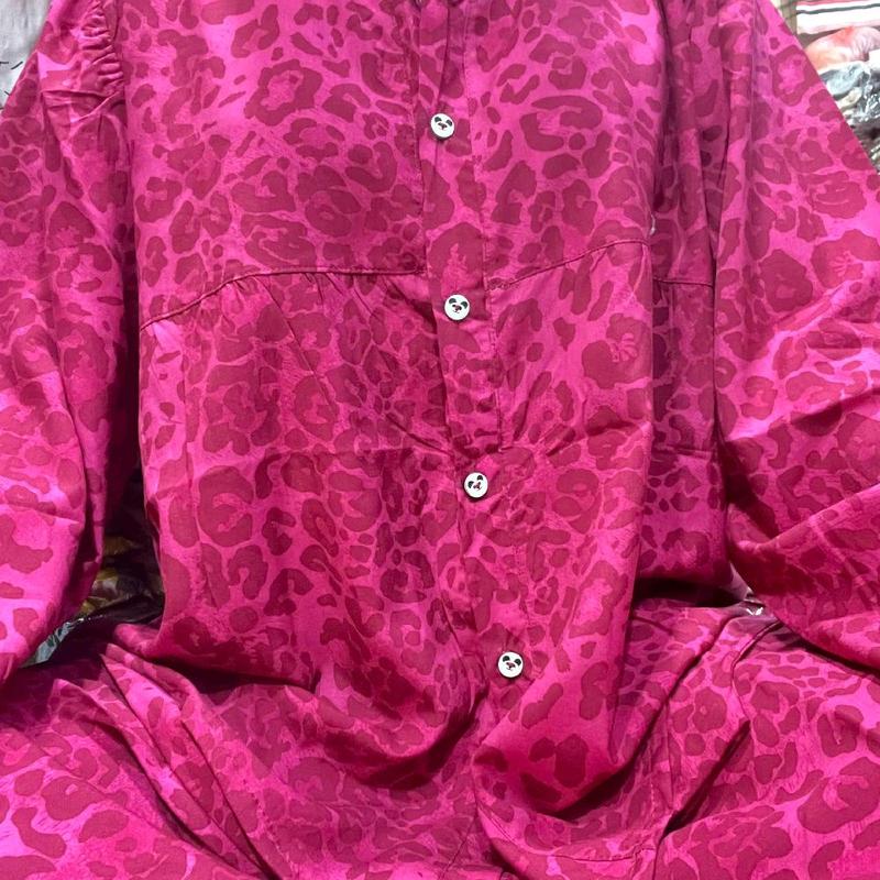 Big size Đồ bộ Tole Baby Doll QUẦN DÀI TAY DÀI họa tiết xì trum dễ thương