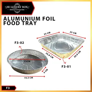 Alumunium Foil|Foil Food|Tray|Wadah Alumunium Foil|Baked Tray|F3