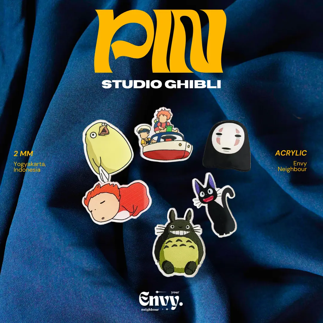 Pin Bros Studio Ghibli Akrilik