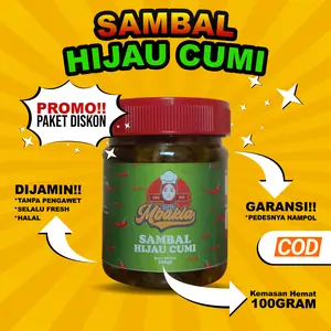 Dapur Mbakla | Sambal Cumi Ijo 100 gram - Pedas dan Lezat