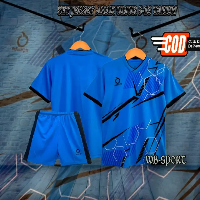 STELAN STELAN JERSEY ANAK BAJU SEPAK BOLA VOLLY BADMINTON BOLA CAKRAW PRIA WANITA Futsal Olahraga 5