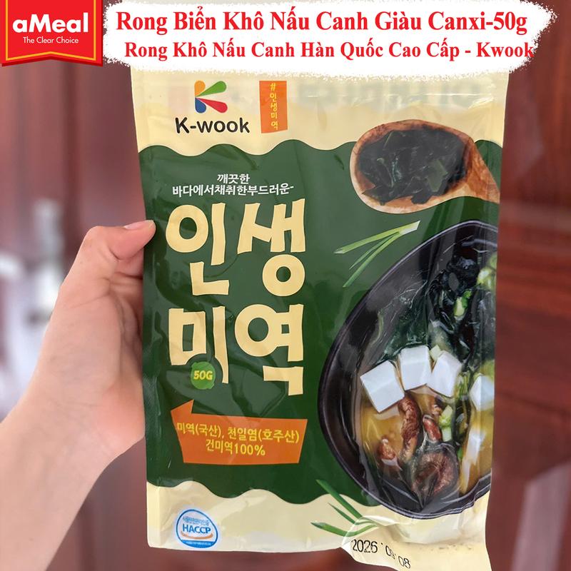 Rong Biển Khô Nấu Canh Hàn Quốc Cao Cấp, Không Tanh - Gói 50g Food