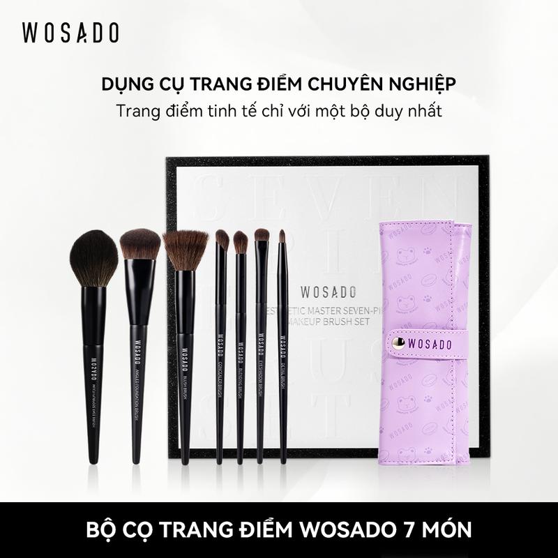 Bộ cọ trang điểm WOSADO 7 món   Dụng cụ trang điểm chuyên nghiệp