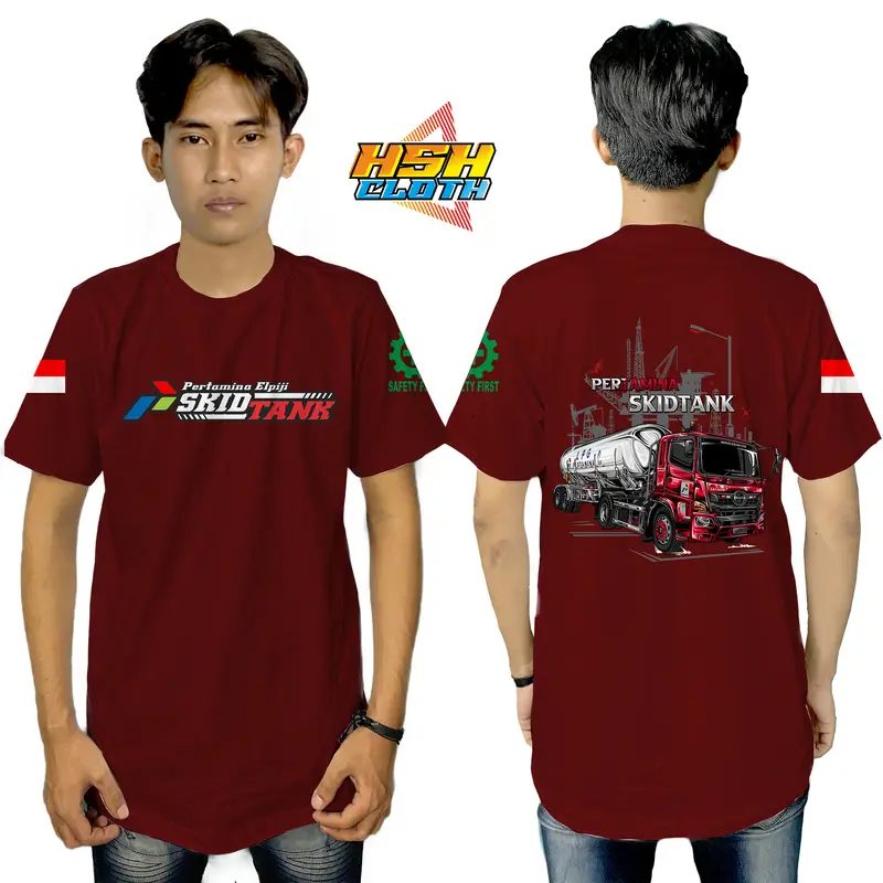 Baju Kaos Distro Pertamina Skidtank Elpiji Limited Perusahaan Bisa Custom - HSHCloth 3