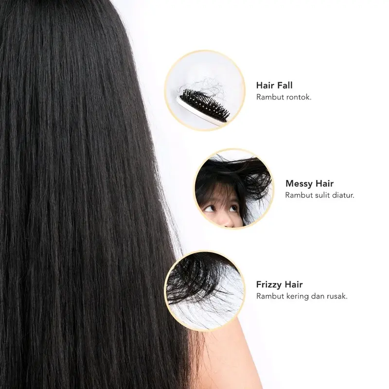 Grace and Glow Hair Vitamin Mist | Daisy | Haircare Perawatan/Treatment Rambut Spray untuk Melembutkan Rambut Kering dan Bercabang with Argan Oil 2