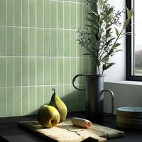 Gambar 10Pcs Matte Wallpaper Dinding 3D ​Motif Batu Bata / 30x30cm Sticker Dinding Dekorasi Kamar ​murah Perekat / Foam Timbul Stiker Dinding Pvc - Sage Green Matte 10PCS dari Commomy decor Kab. Tangerang 3 Tokopedia