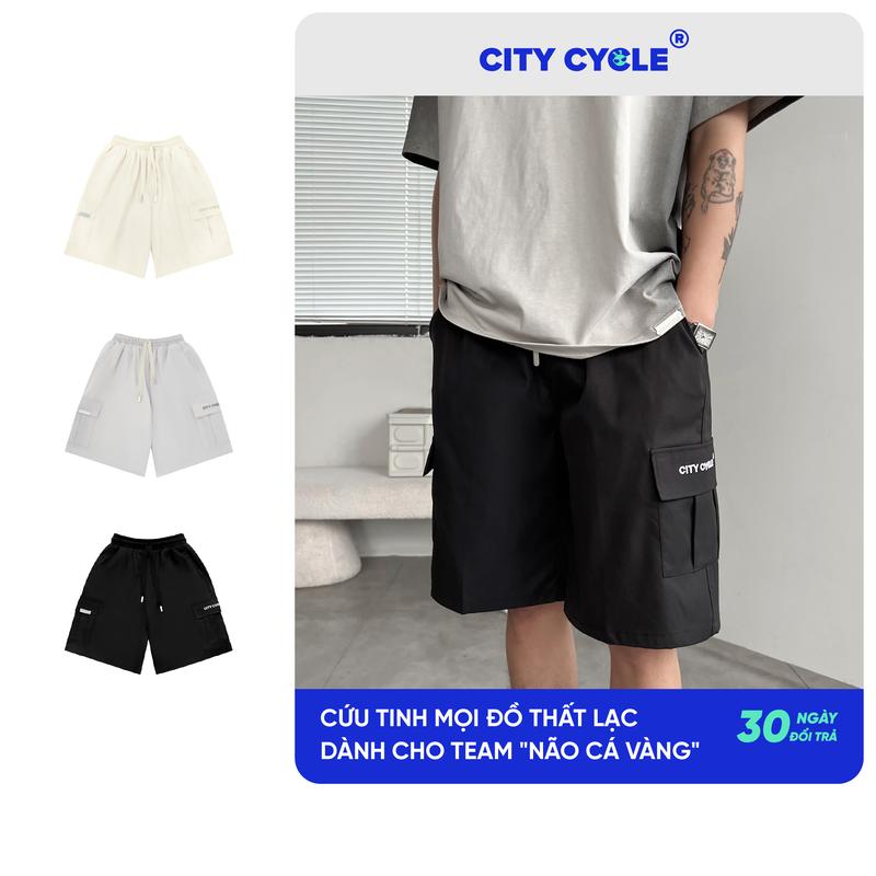 Quần short đùi nam nữ mùa hè Local Brand Chính Hãng City Cycle Short Kaki Túi Hộp