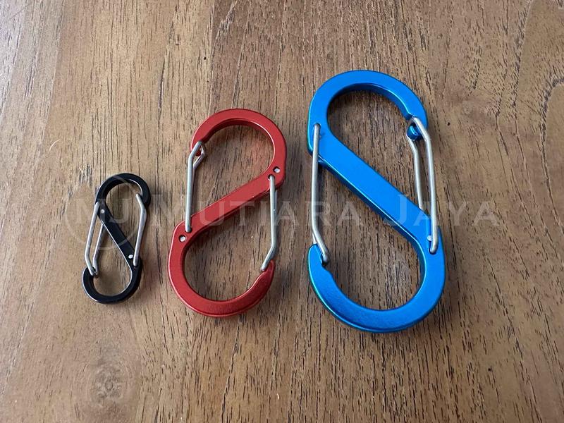 Gantungan Metal S carabiner S-biner besi Cantolan Spring Hook Premium Quality 5