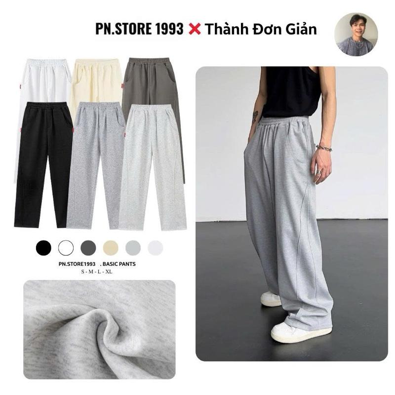 [PN.Store x Thành Đơn Giản] Quần Suông Ống Rộng PN.STORE1993 Dáng Unisex Nam Nữ Vải Nỉ 2 Da Dày Dặn Mềm Mại Ong Menswear Pants Nhung Quần Âu