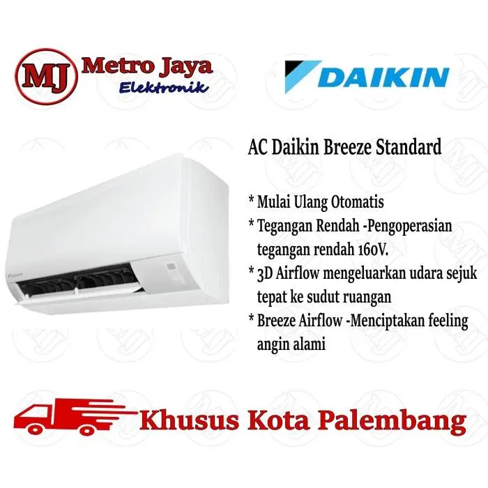 AC Daikin 1/2 pk - 1 pk Breeze FTP15AV FTP25AV Series made in Malaysia