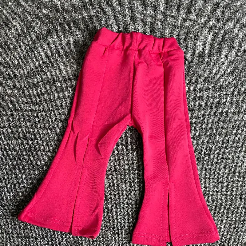 Celana Legging Cutbray Anak Perempuan BELAH DEPAN Bahan Scuba Polos Korean Fashion Model Terbaru - Ukuran S - Ukuran M - Ukuran L 2