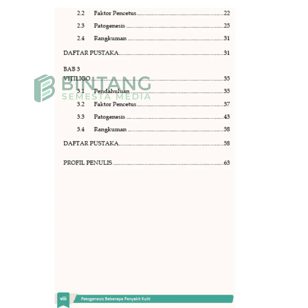 Patogenesis Beberapa Penyakit Kulit: Psoriasis, Nekrolisis Epidermal, Vitiligo - H.M. Athuf Thaha, dkk.