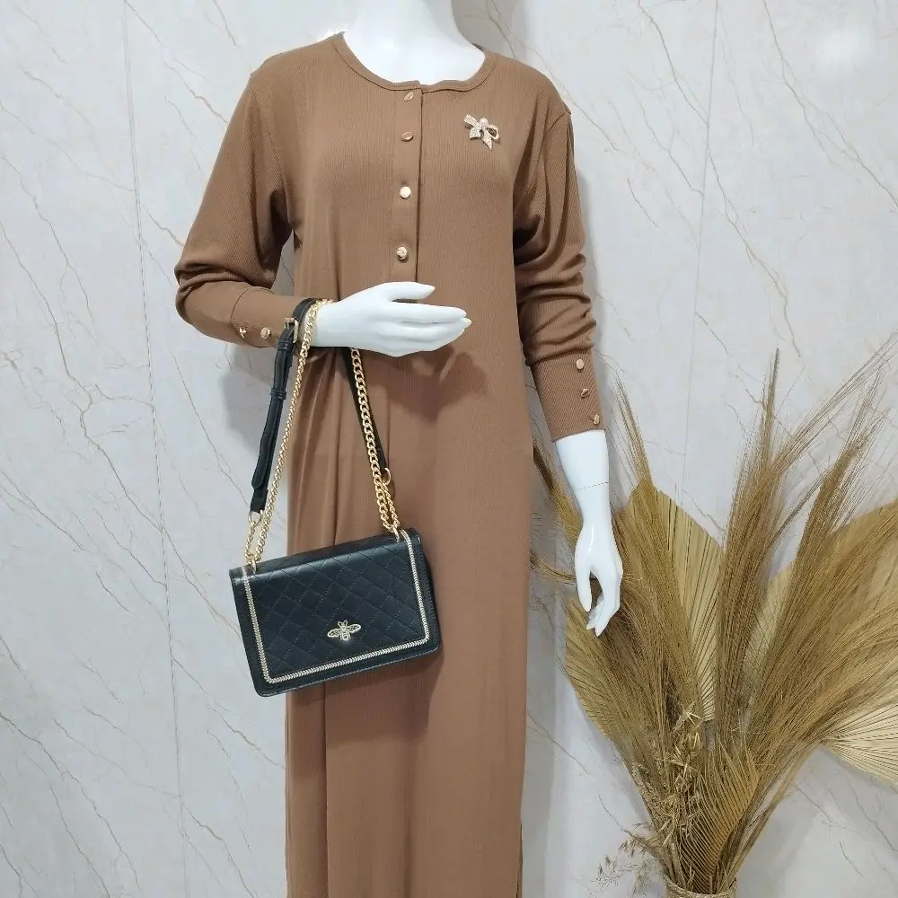 SM89 | GAMIS TANGAN PANJANG MANSET INARA
