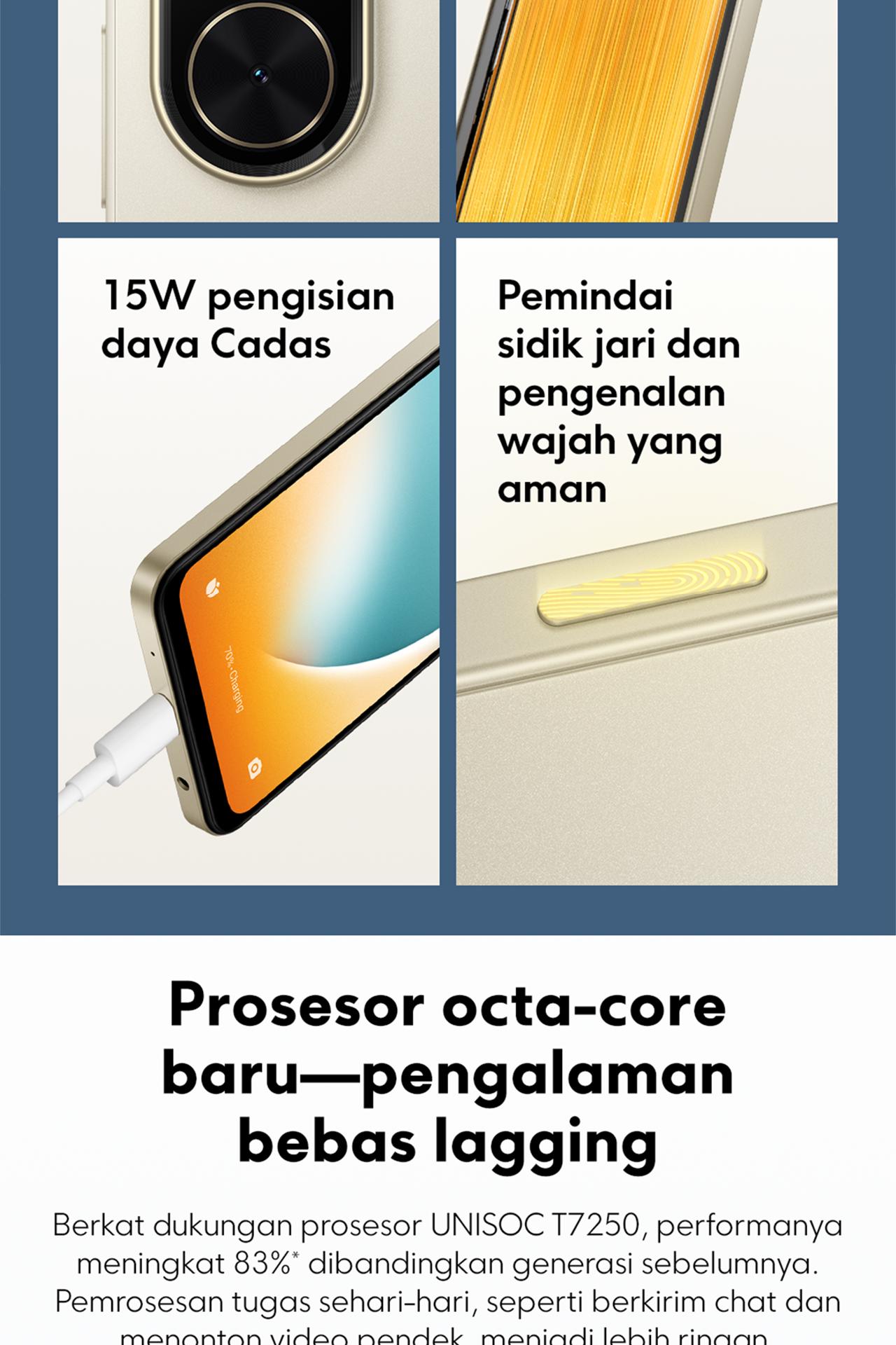 POCO C71 (4+4GB/128GB) Performa Cadas | Layar Cadas 6.88" 120Hz | Baterai Cadas 5200mAh | Expansi RAM hingga 8GB dan storage 128GB | 15W Pengisian daya Cadas [Official Store]