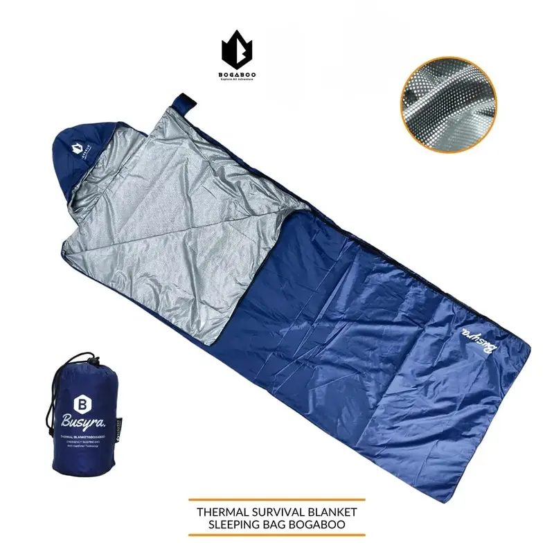 BISA COD BOGABOO sleeping bag ULTRALIGHT thermal blangket seri BUSYRA - sleeping bag 2
