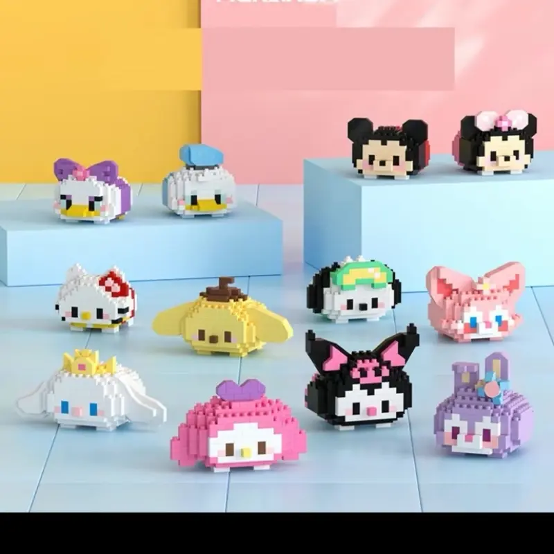 Mainan nanoblocks puzzle big DIY rakit susun balok lucu Toys 3