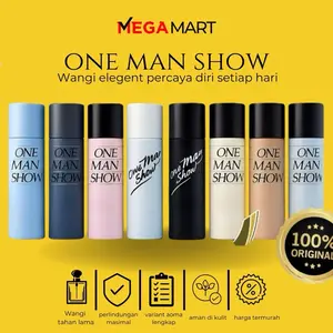 one man show spray deodorant 125 gr, 30 gr  hilangkan bau Ketiak Tubuh deodorant spray