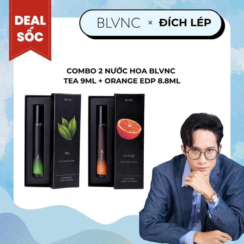 Combo 2 Nước Hoa BLVNC Tea 9ml & Coffee EDP 8.8ml Cosmetic Xịt Thơm