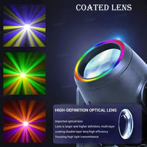 Original - Kaiy Moving Head Beam 25 Watt Lampu Sorot Panggung Led Disco Party Lights Lampu Beam With Gobo And Prism-Dmx512