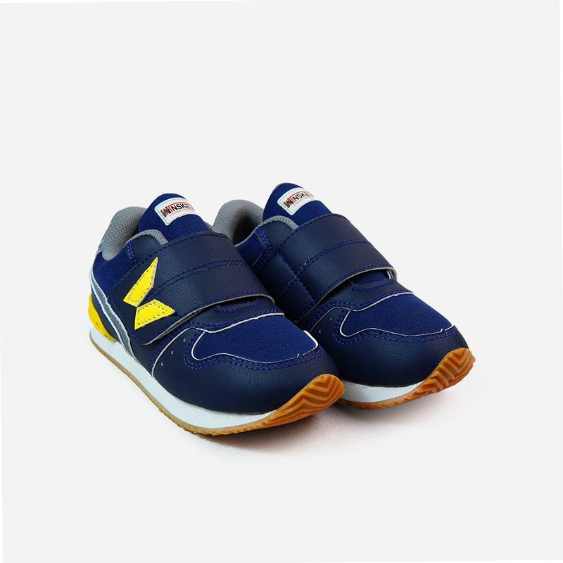 WINSKETZ - Sepatu Anak Laki-laki dan Perempuan Olahraga Sekolah Casual Fashion Shoes Kids Original Premium - Neobie Navy 1