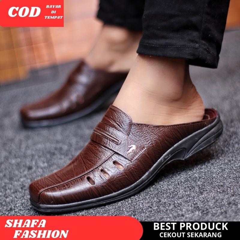 Sandal Sepatu Pria Dewasa Kekinian Bustong Sultan Casual Formal Murah Berkualitas 01 2